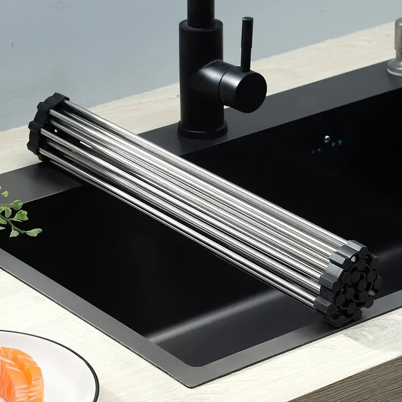 Roll-Up Over-the-Sink Drying Rack