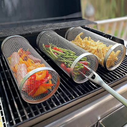 Rolling Grill Basket (2-Pack)
