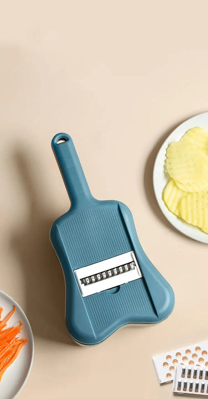 Mandoline Slicer with Hand Guard & Container