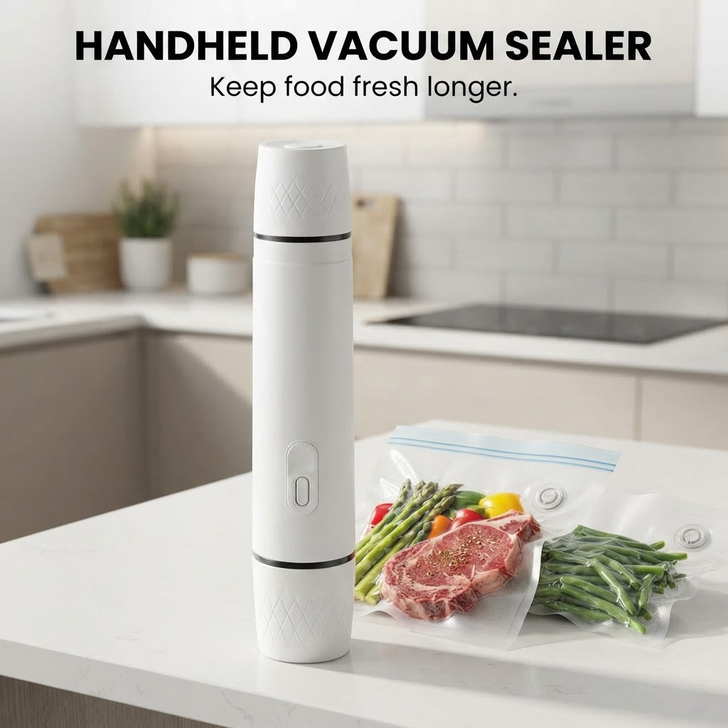 Mini Handheld Vacuum Sealer with 5 Bags