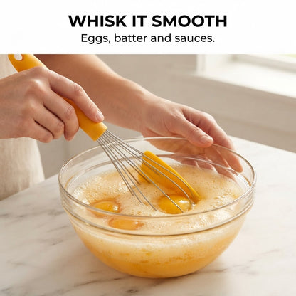 Rotating Hand Whisk - Whisk it smooth