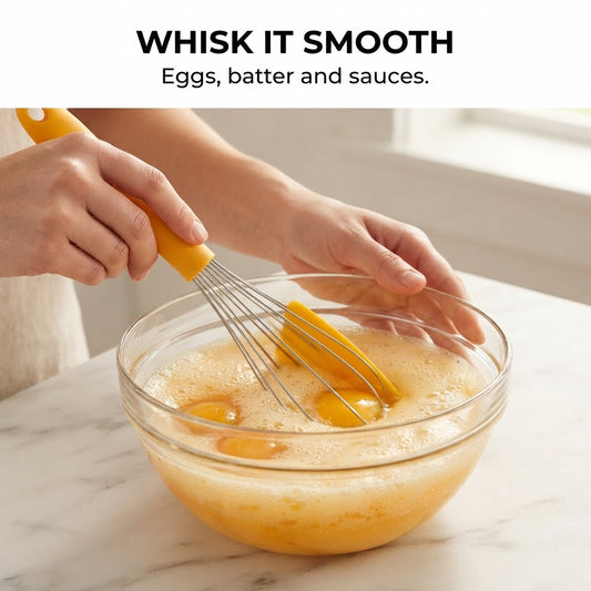 Rotating Hand Whisk - Whisk it smooth