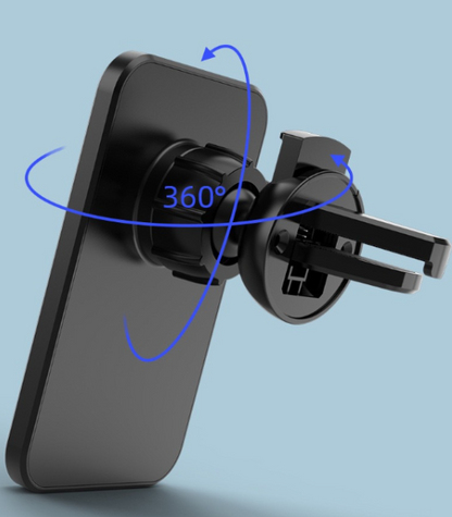 MagSafe-Compatible Magnetic Wireless Car Charger Mount