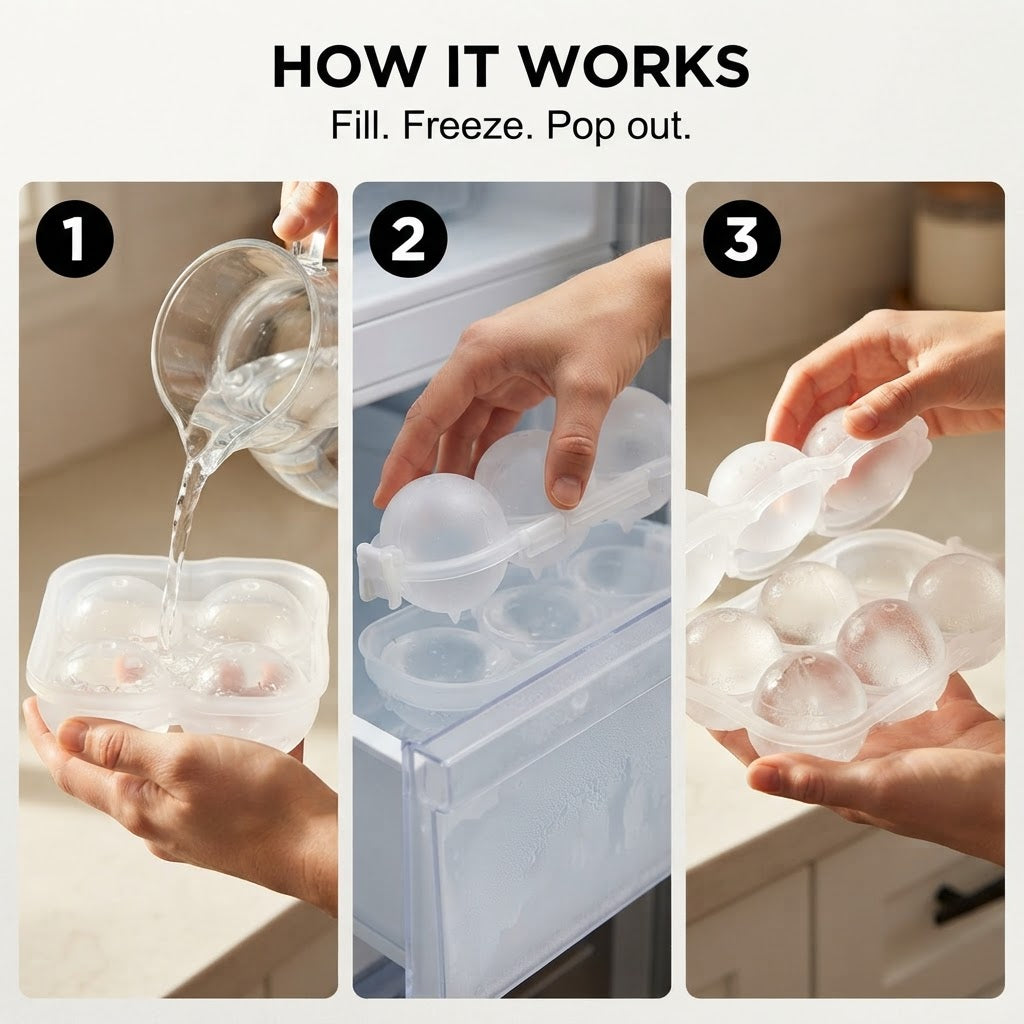 Ice Ball Maker - How it works