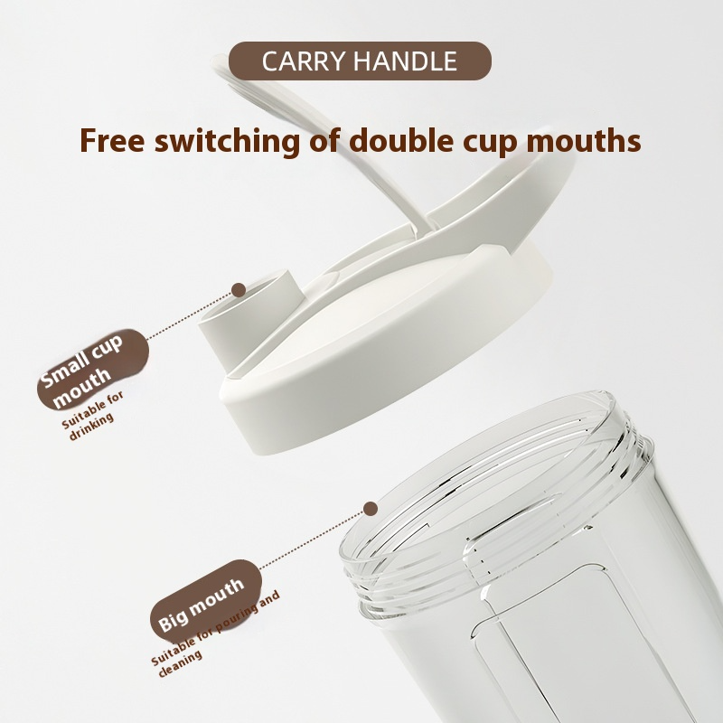 Rechargeable Electric Protein Shaker Bottle (14 oz)