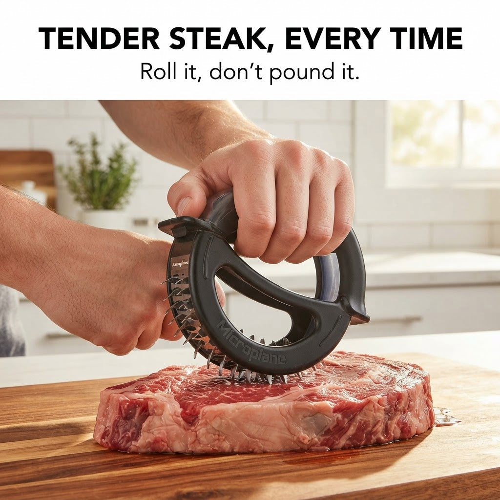 4-in-1 Meat Tenderizer Hammer - Tender steak, every time