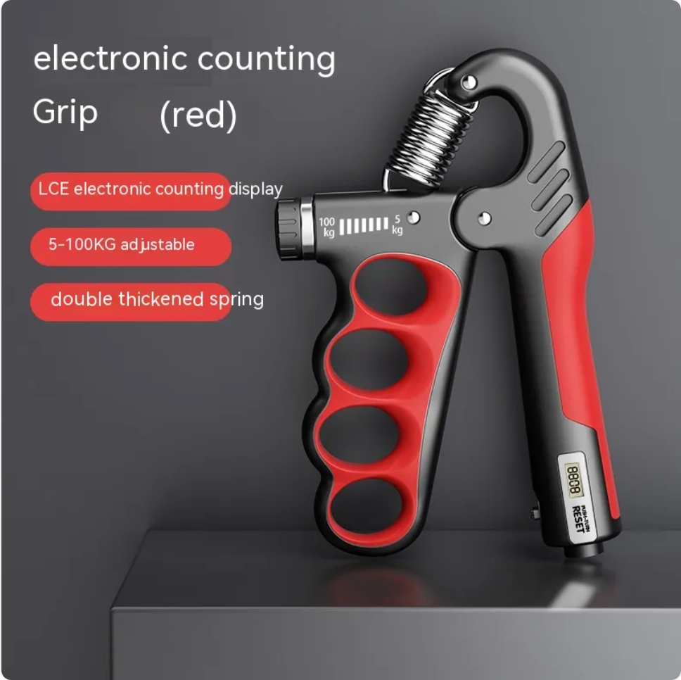Adjustable Grip Strengthener with Rep Counter