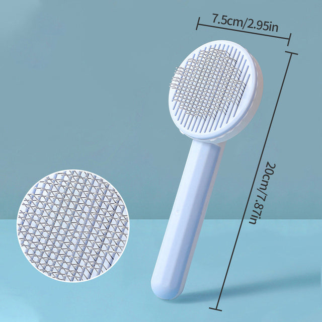 Self-Cleaning Slicker Brush for Cats & Dogs