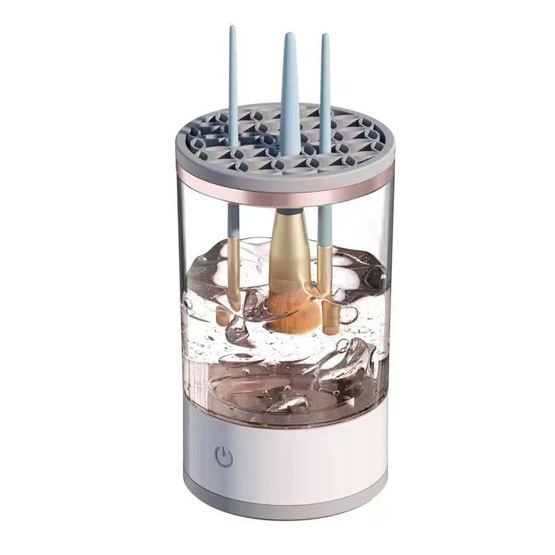 Electric Makeup Brush Cleaner - Wash and Dry Brushes in Seconds
