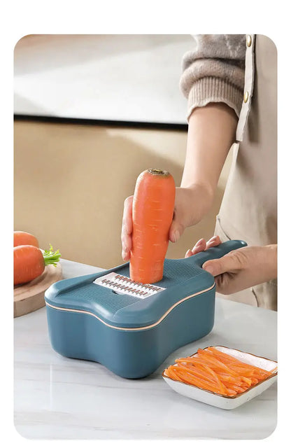 Mandoline Slicer with Hand Guard & Container