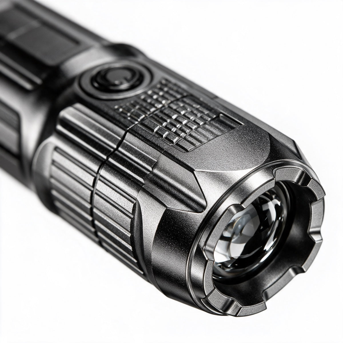 Tactical Zoom LED Flashlight - USB Rechargeable
