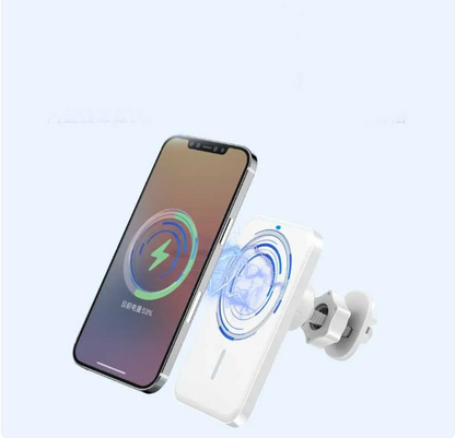 MagSafe-Compatible Magnetic Wireless Car Charger Mount