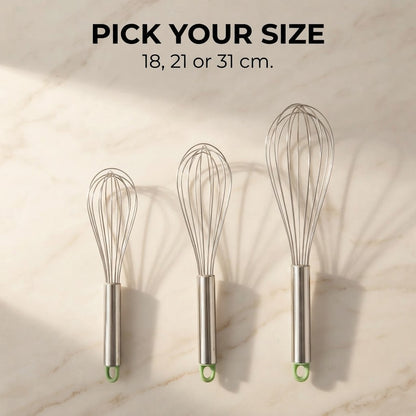 Stainless Steel Whisk - Pick your size