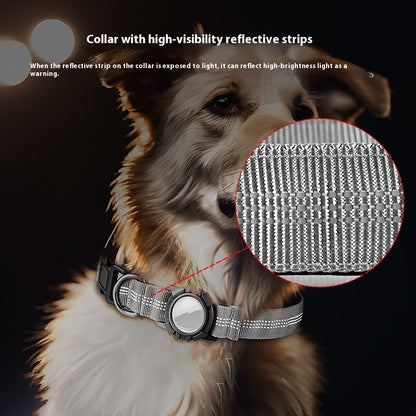 Reflective AirTag Dog Collar