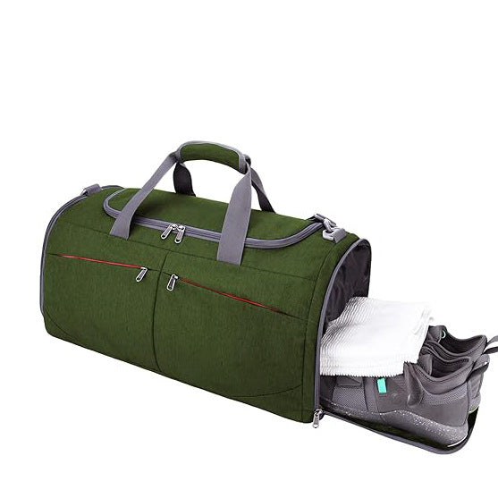 Gym Duffel Bag with Shoe Compartment